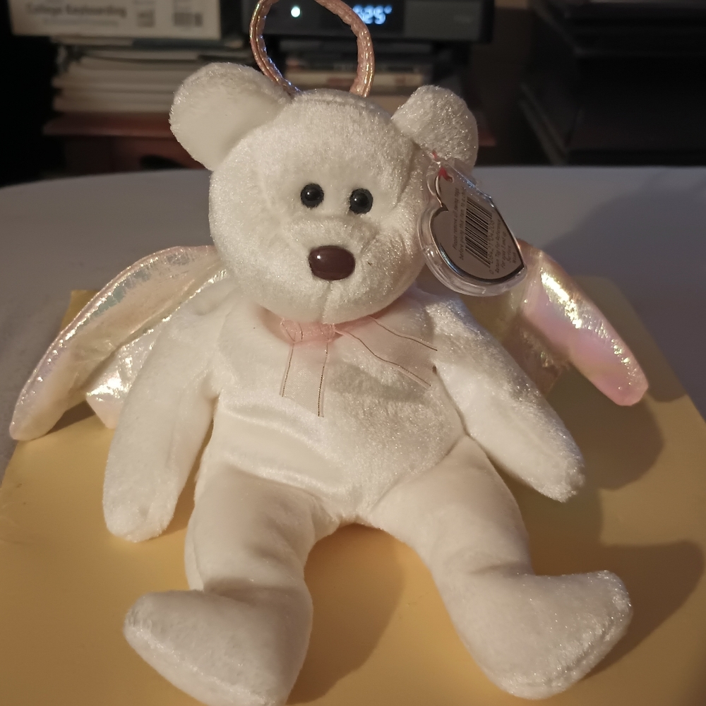 Halo the Bear Ty Beanie Baby retired